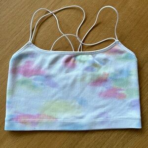 Gilly Hicks ribbed sports bra- pastel